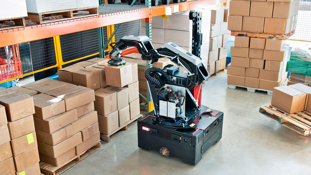 Manipulación robótica de cajas en almacenes y depósitos
