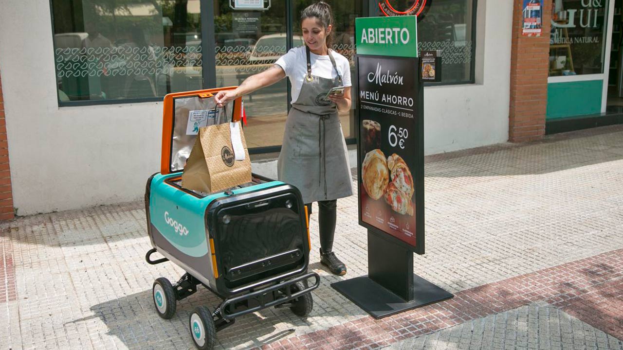 Robots autónomos para reparto a domicilio
