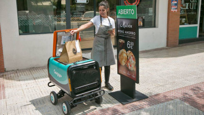 Robots autónomos para reparto a domicilio