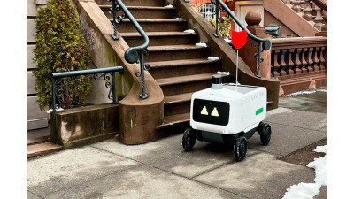 Robots autónomos reparten comida en EE.UU.