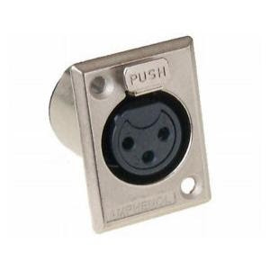 Canon Hembra 3 Vias P/Chasis