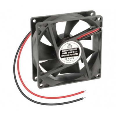 Fan 80X80X25 24Vdc C/Ruleman
