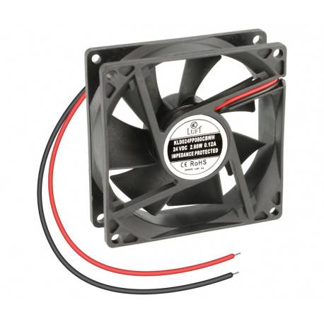Fan 80X80X25 24Vdc C/Ruleman